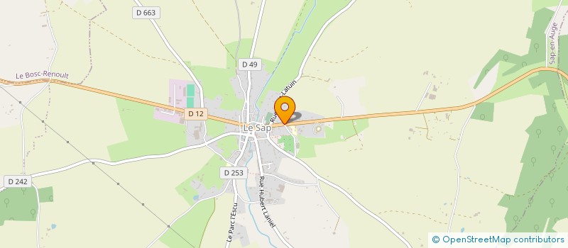 localisation de l'entreprise MALIRA à SAP-EN-AUGE