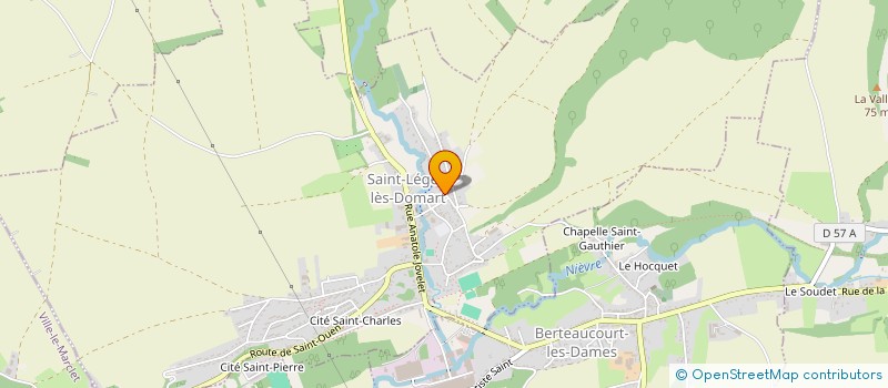 localisation de l'entreprise MALIS  SAINT-LEGER-LES-DOMART