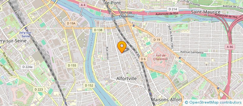 localisation de l'entreprise MALIS IMMO à ALFORTVILLE