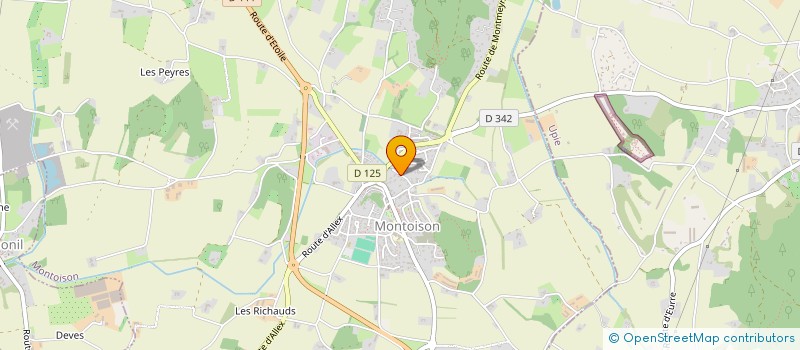 localisation de l'entreprise MALIS'SANTE  MONTOISON