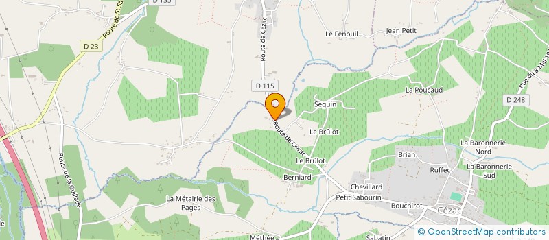 localisation de l'entreprise MALISAEO  CEZAC