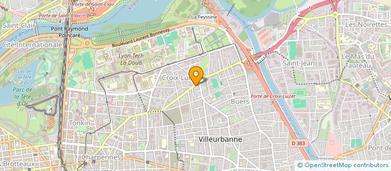 localisation de l'entreprise MALISSE  VILLEURBANNE