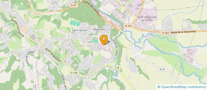 localisation de l'entreprise MALISSOL  VIENNE