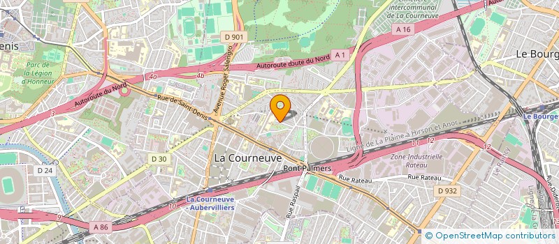 localisation de l'entreprise MALITO à LA COURNEUVE