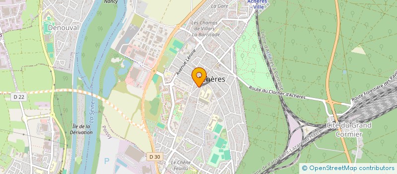 localisation de l'entreprise MALIUM  ACHERES