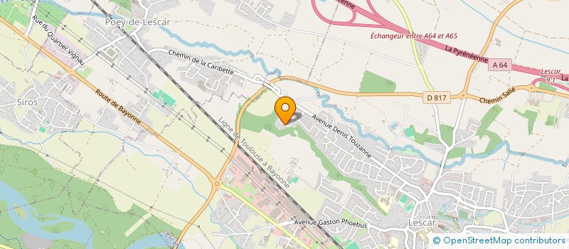 localisation de l'entreprise MALIX  LESCAR