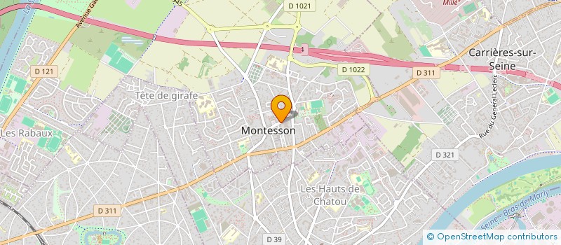 localisation de l'entreprise MALJEAN COIFFURE  MONTESSON