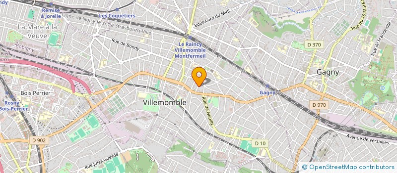 localisation de l'entreprise MALJODEN à VILLEMOMBLE