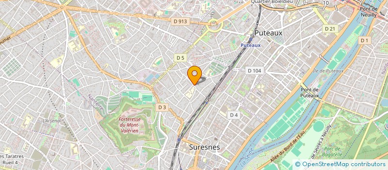 localisation de l'entreprise MALKA à SURESNES