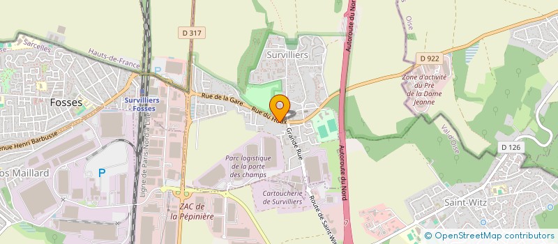 localisation de l'entreprise MALKO  SURVILLIERS