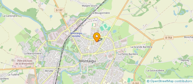 localisation de l'entreprise MALL à MONTAIGU-VENDEE