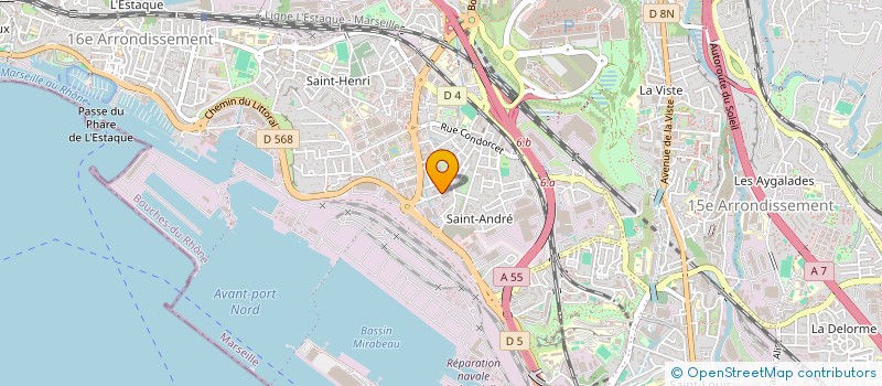 localisation de l'entreprise MALLA à MARSEILLE