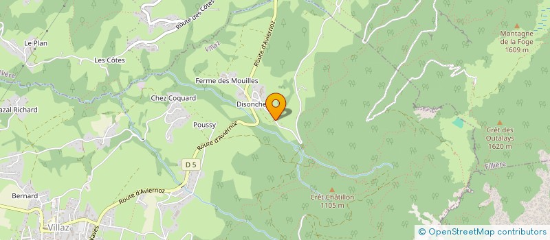 localisation de l'entreprise MALLARD  VILLAZ