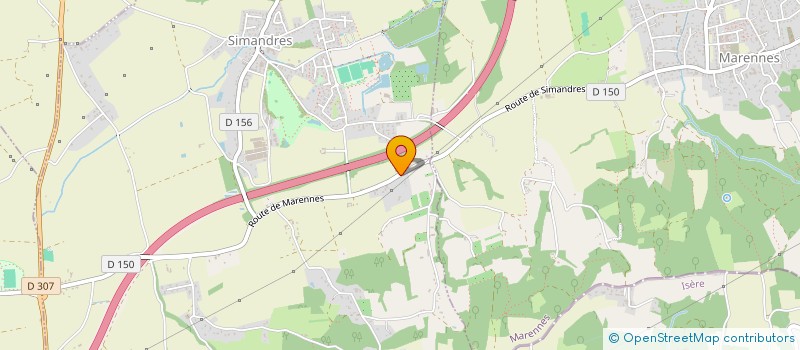 localisation de l'entreprise MALLARD / ALLARD  SIMANDRES