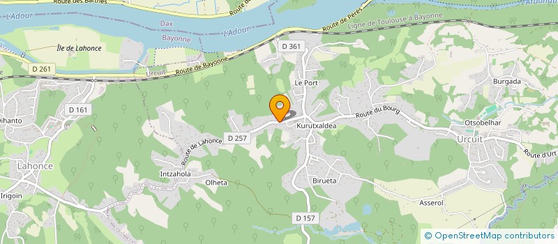 localisation de l'entreprise MALLARD GARDENAL  URCUIT