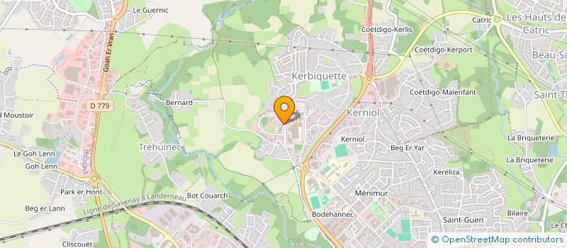 localisation de l'entreprise MALLE ORTHO à VANNES