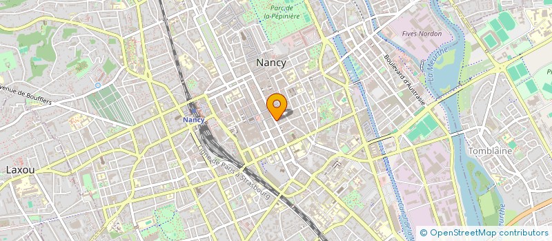 localisation de l'entreprise MALLE POST à NANCY