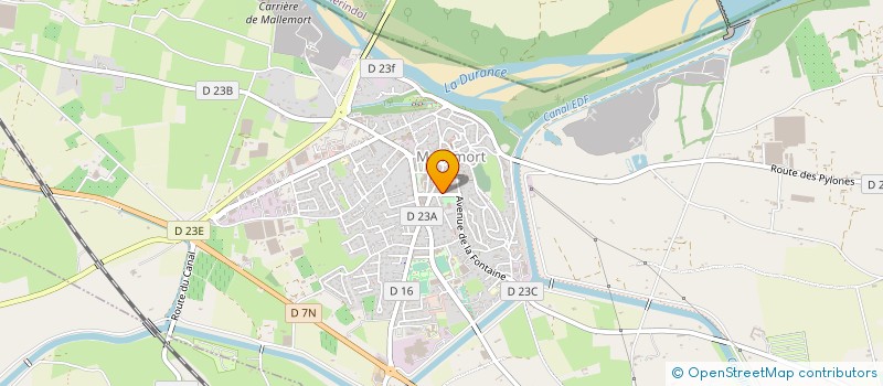 localisation de l'entreprise MALLEMORT MODELISME  MALLEMORT