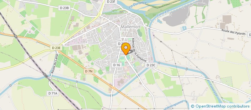 localisation de l'entreprise MALLEMORT VOLLEY CLUB  MALLEMORT