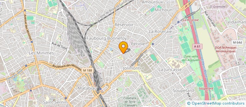 localisation de l'entreprise MALLET 108 à TOULOUSE