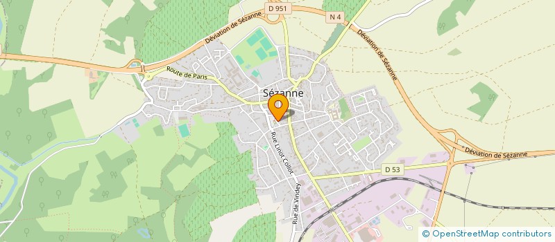 localisation de l'entreprise MALLET à SEZANNE