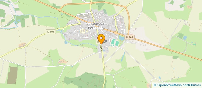 localisation de l'entreprise MALLET  VAL D'ERDRE-AUXENCE