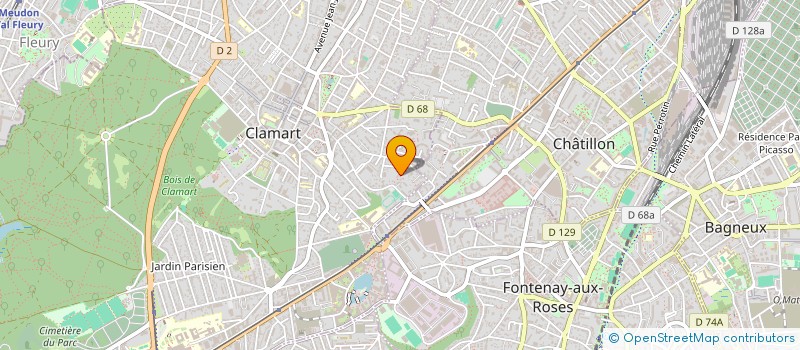 localisation de l'entreprise MALLET & CO à CLAMART