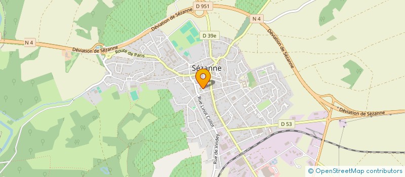 localisation de l'entreprise MALLET IMMO à SEZANNE