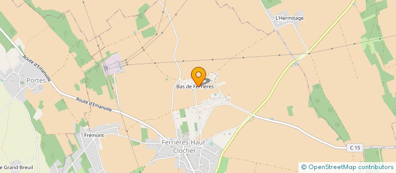 localisation de l'entreprise MALLET PROMOTION  FERRIERES-HAUT-CLOCHER