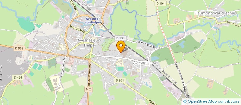 localisation de l'entreprise MALLEVAES  AVESNELLES