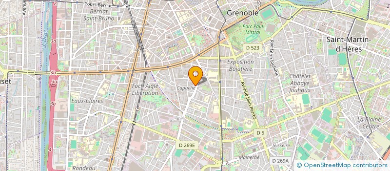 localisation de l'entreprise MALLIFAUD à GRENOBLE