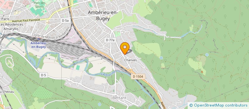 localisation de l'entreprise MALLM & AUDALYN  AMBERIEU-EN-BUGEY