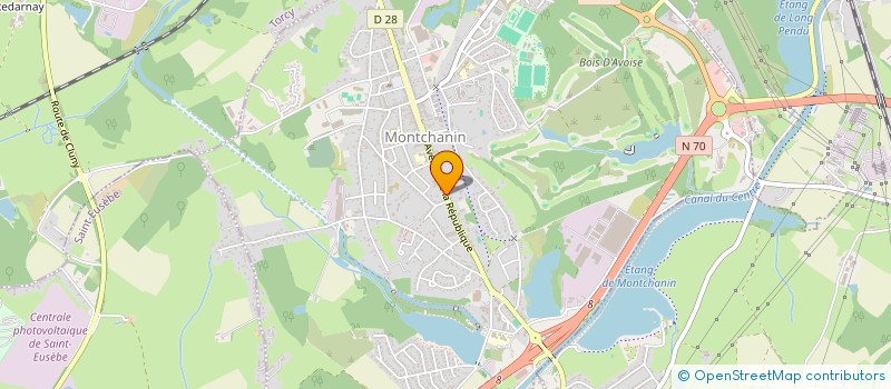 localisation de l'entreprise MALLOCO  MONTCHANIN