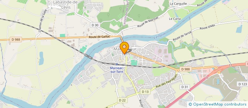 localisation de l'entreprise MALLOL SOULOUMIAC WALLE INFIRMIERS à MARSSAC-SUR-TARN