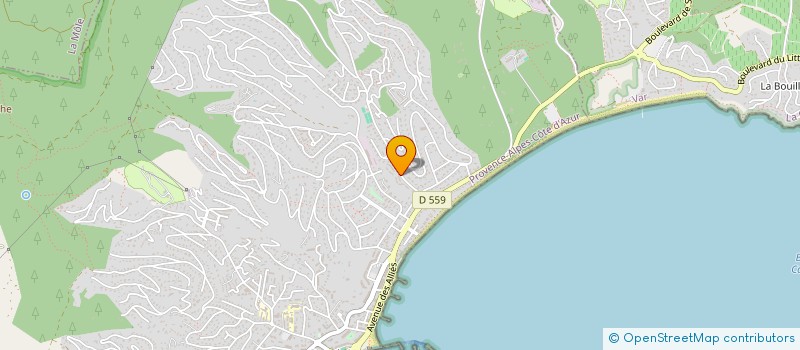 localisation de l'entreprise MALLON à CAVALAIRE-SUR-MER