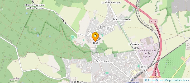 localisation de l'entreprise MALLOW  MAFFLIERS