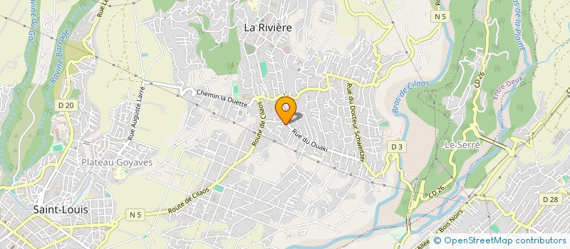 localisation de l'entreprise MALLY CONFECTIONS à SAINT-LOUIS