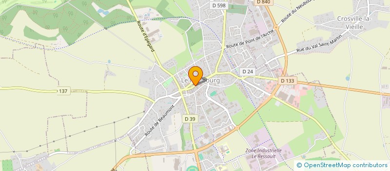 localisation de l'entreprise MALM  LE NEUBOURG