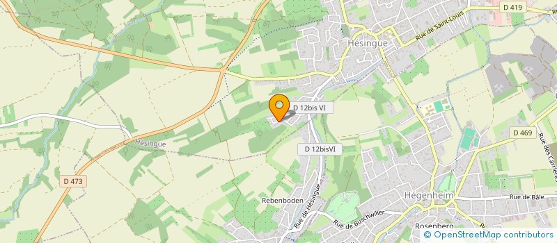 localisation de l'entreprise MALM-IMMO  HESINGUE