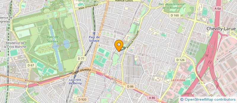 localisation de l'entreprise MALMAISON CHATEAU  L'HAY-LES-ROSES