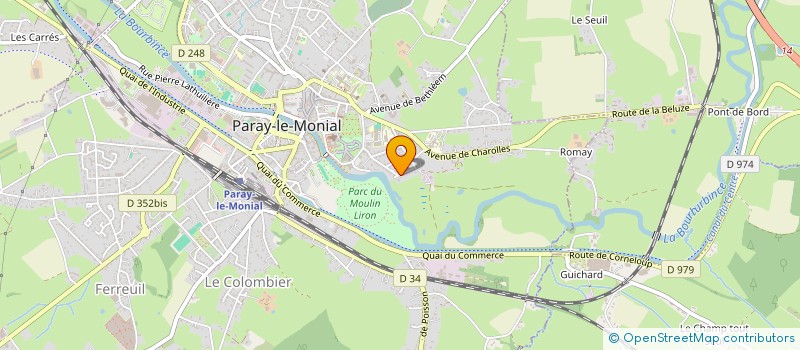 localisation de l'entreprise MALMAJE à PARAY-LE-MONIAL