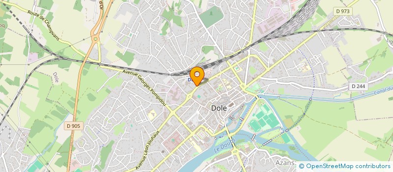 localisation de l'entreprise MALNATI - EL MEZOUGHI à DOLE
