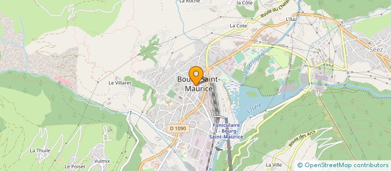 localisation de l'entreprise MALNOURY  BOURG-SAINT-MAURICE