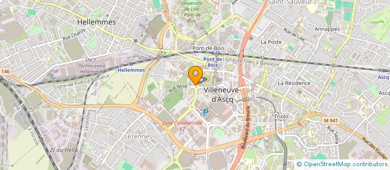 localisation de l'entreprise MALO 2004 à VILLENEUVE-D'ASCQ