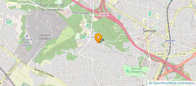 localisation de l'entreprise MALO  SANNOIS