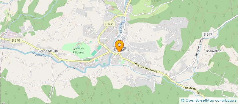 localisation de l'entreprise MALO  DIEULEFIT