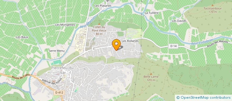 localisation de l'entreprise MALO  PIERREFEU-DU-VAR