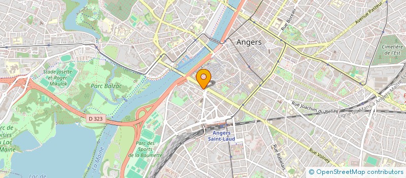 localisation de l'entreprise MALO à ANGERS