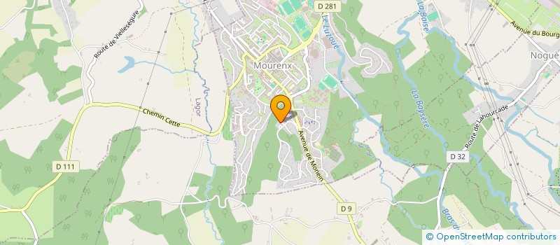 localisation de l'entreprise MALO  MOURENX