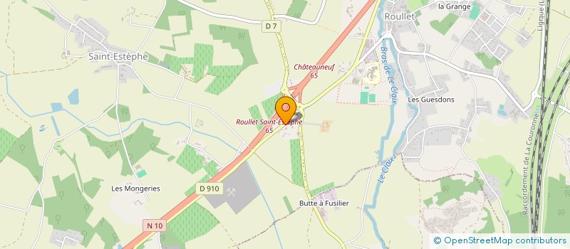localisation de l'entreprise MALO à ROULLET-SAINT-ESTEPHE